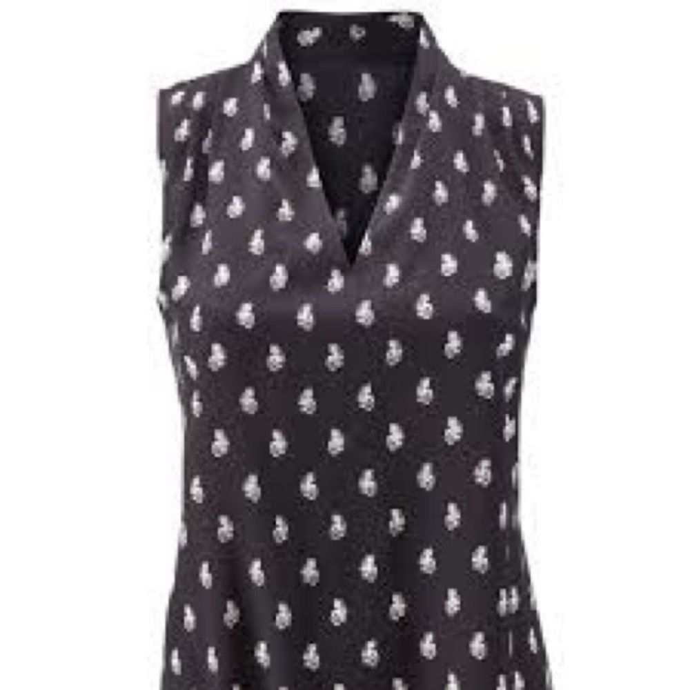 CAbi Black Sleeveless Top